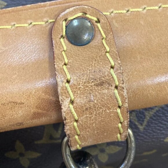 LOUIS VUITTON LV Sac Kleber Shoulder Bag Monogram Leather Brown - Picture 7 of 8